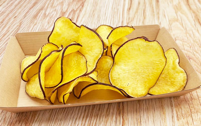 川越いものピックルスイートを使用したさつま芋チップス